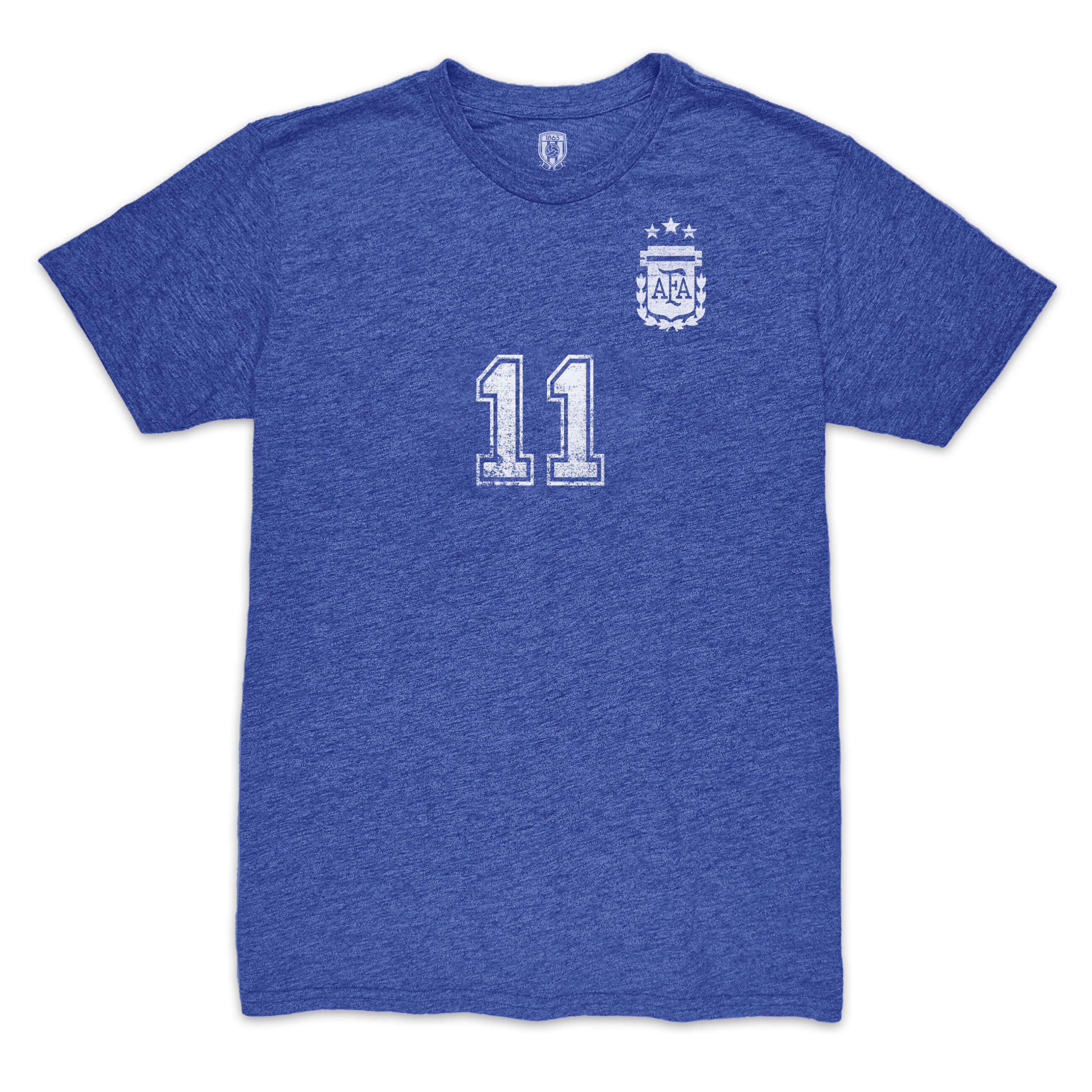 Explore angel di maria argentina national team 1863fc retro player tri-blend t-shirt – blue – Canada World Cup T-Shirts and Jerseys