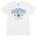 Explore argentina national team 1863fc 2024 copa america champions t-shirt – white – Canada World Cup T-Shirts and Jerseys