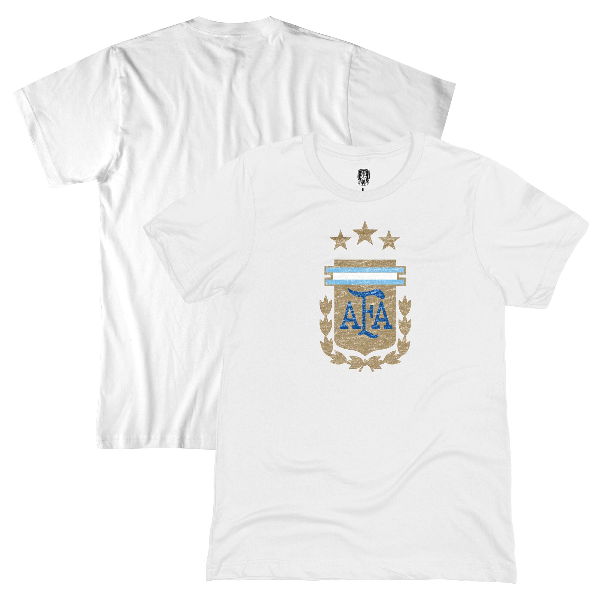 Explore argentina national team 1863fc badge t-shirt – white – Canada World Cup T-Shirts and Jerseys