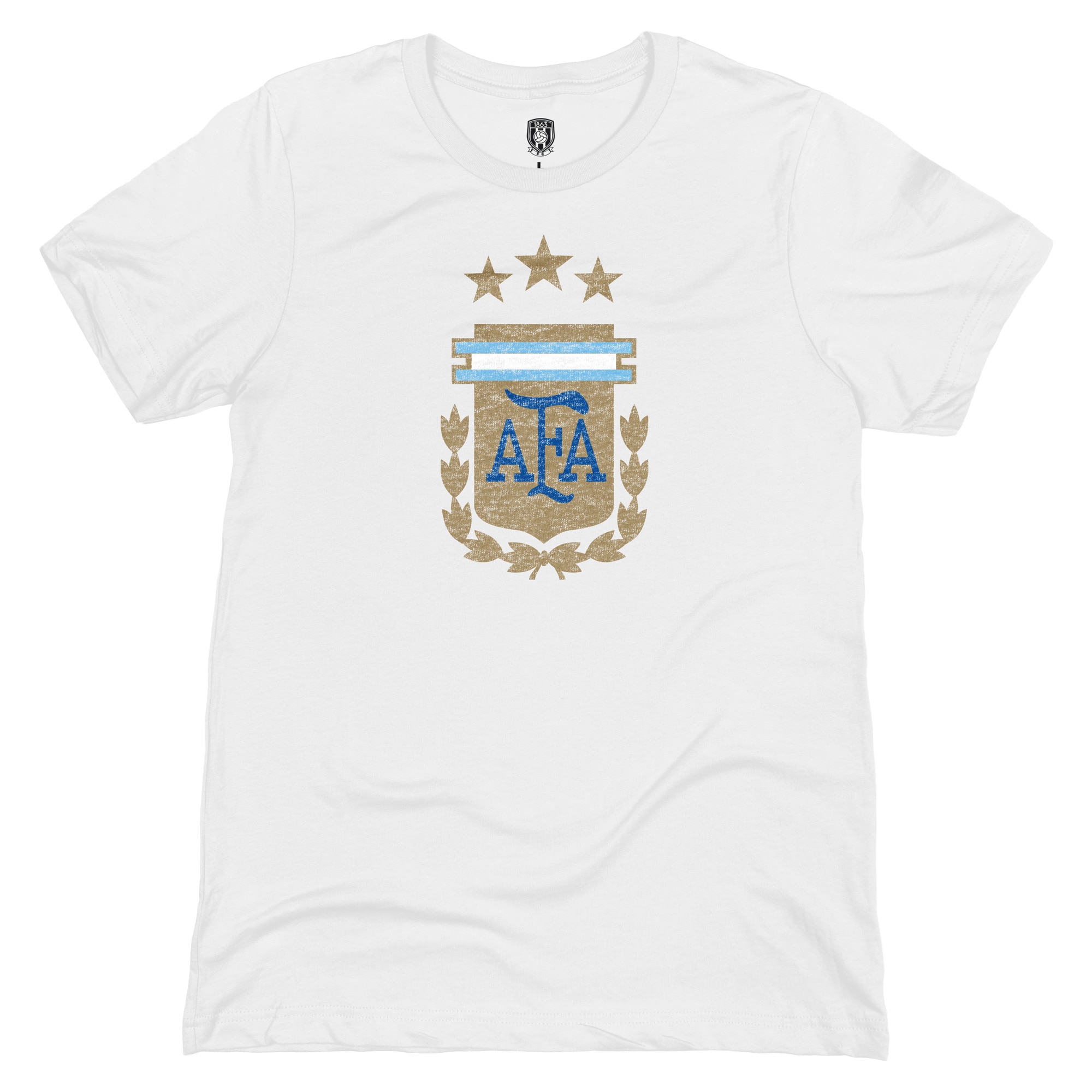Explore argentina national team 1863fc badge t-shirt – white – Canada World Cup T-Shirts and Jerseys