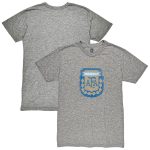 Explore argentina national team 1863fc retro badge tri-blend t-shirt – heather gray – Canada World Cup T-Shirts and Jerseys