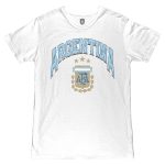 Explore argentina national team 1863fc retro wordmark t-shirt – white – Canada World Cup T-Shirts and Jerseys
