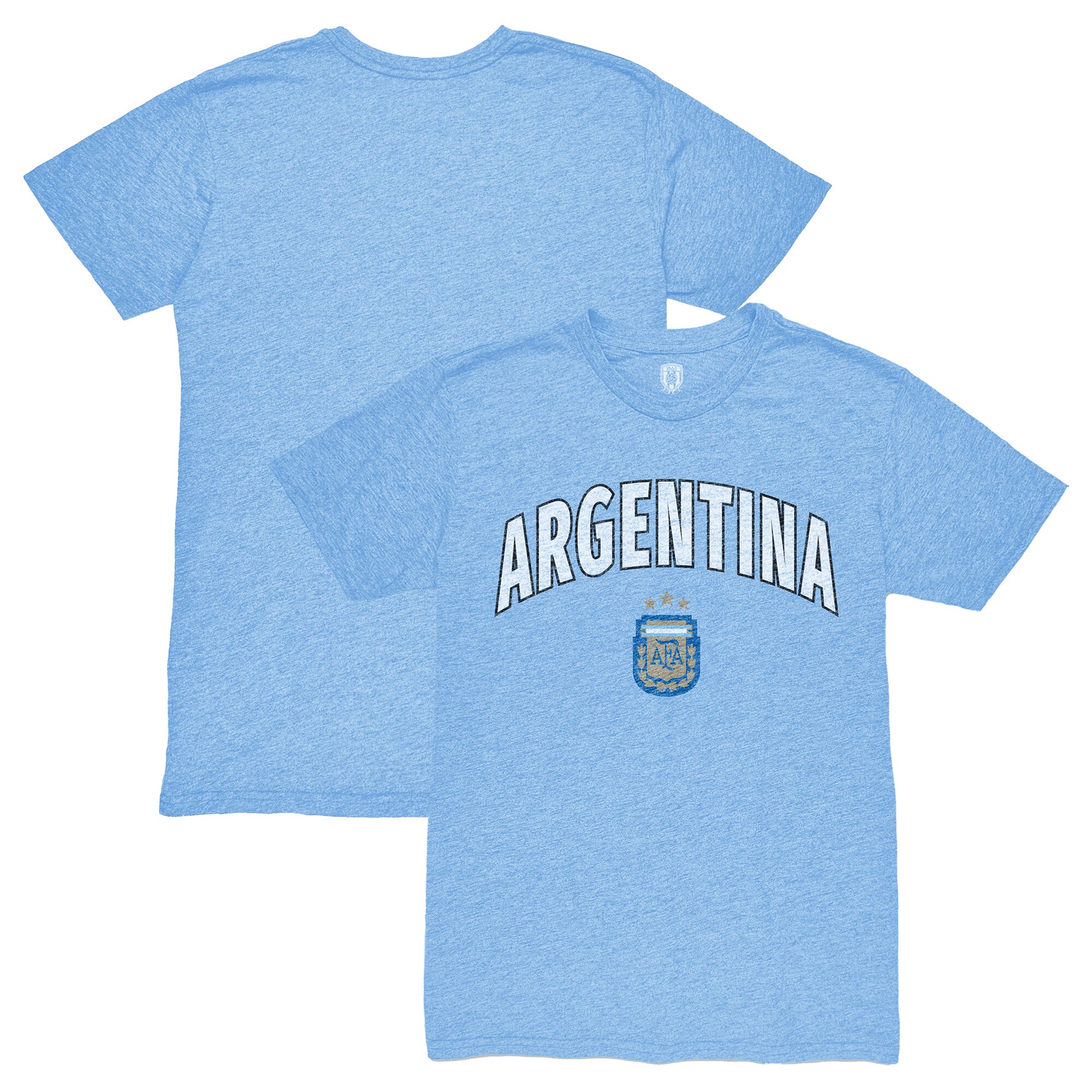 Explore argentina national team 1863fc retro wordmark tri-blend t-shirt – light blue – Canada World Cup T-Shirts and Jerseys