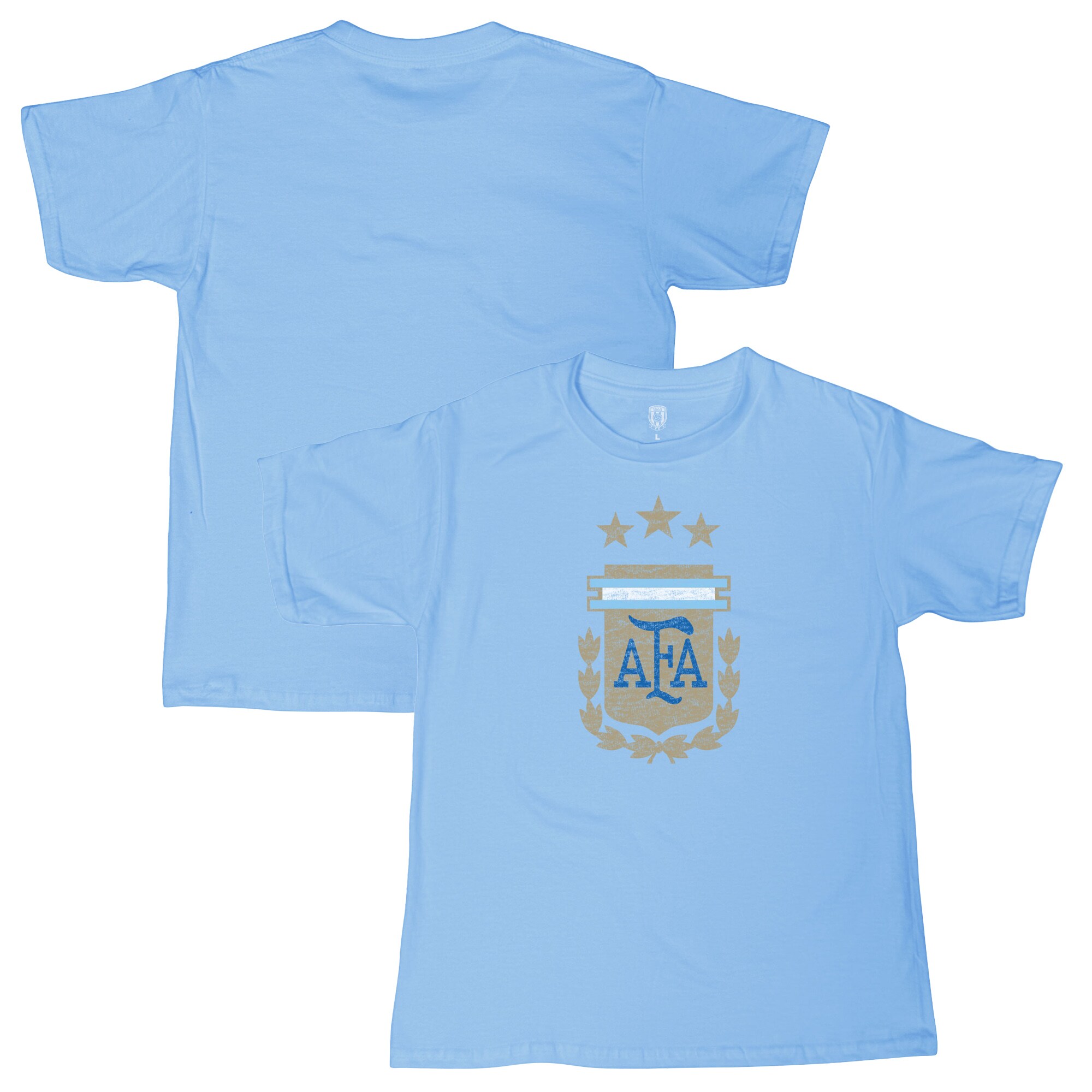Explore argentina national team 1863fc youth badge t-shirt – light blue – Canada World Cup T-Shirts and Jerseys