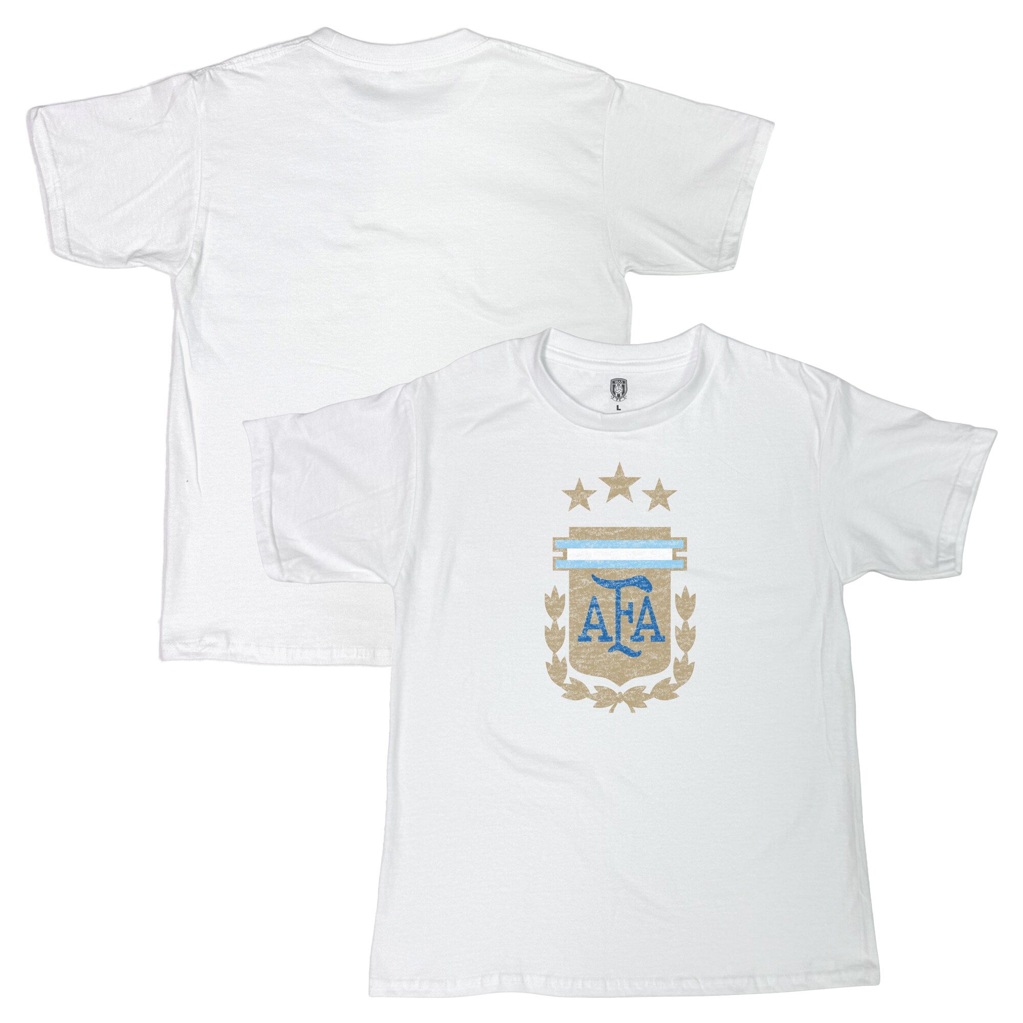 Explore argentina national team 1863fc youth badge t-shirt – white – Canada World Cup T-Shirts and Jerseys