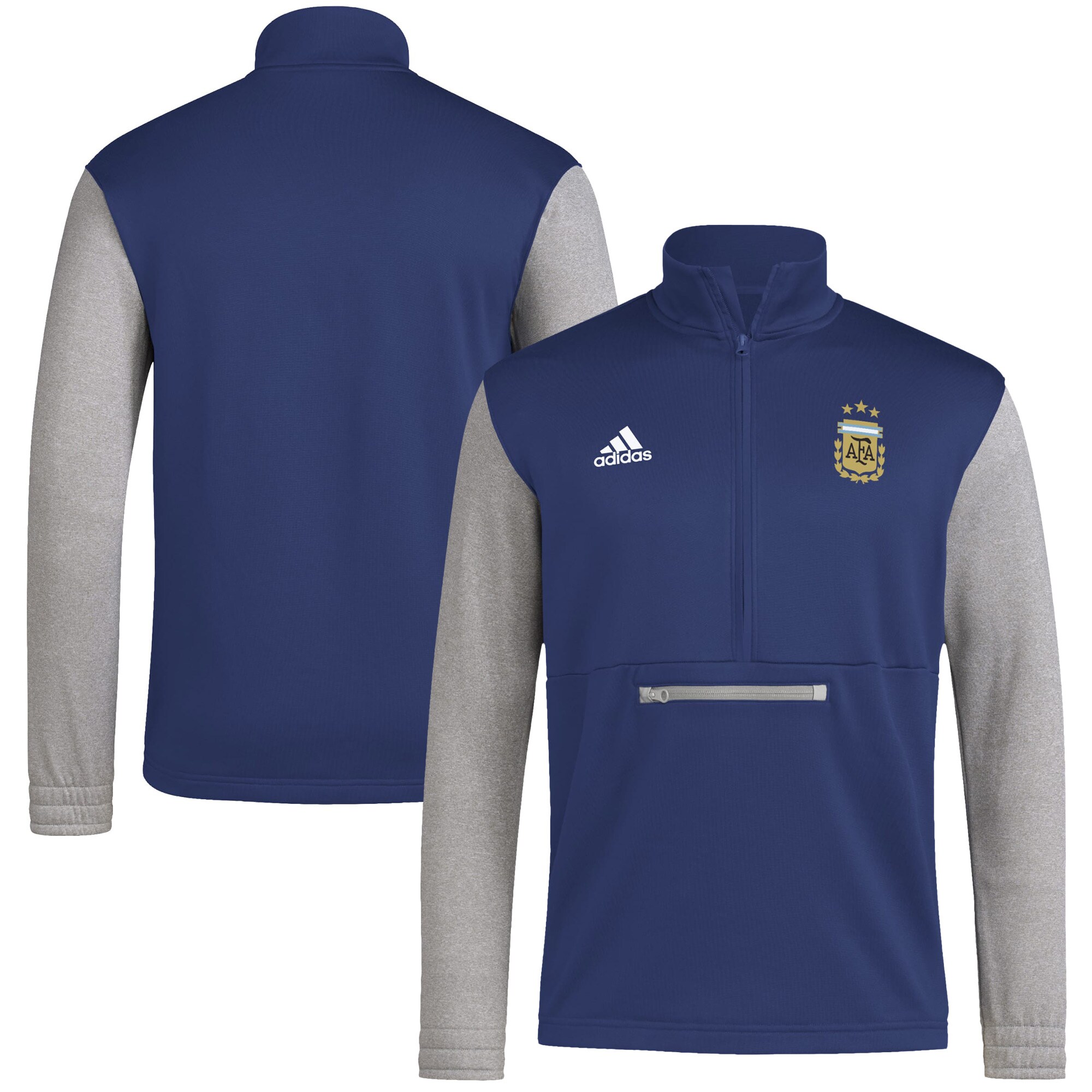 Explore argentina national team adidas crest long sleeve half-zip top – navy – Canada World Cup T-Shirts and Jerseys
