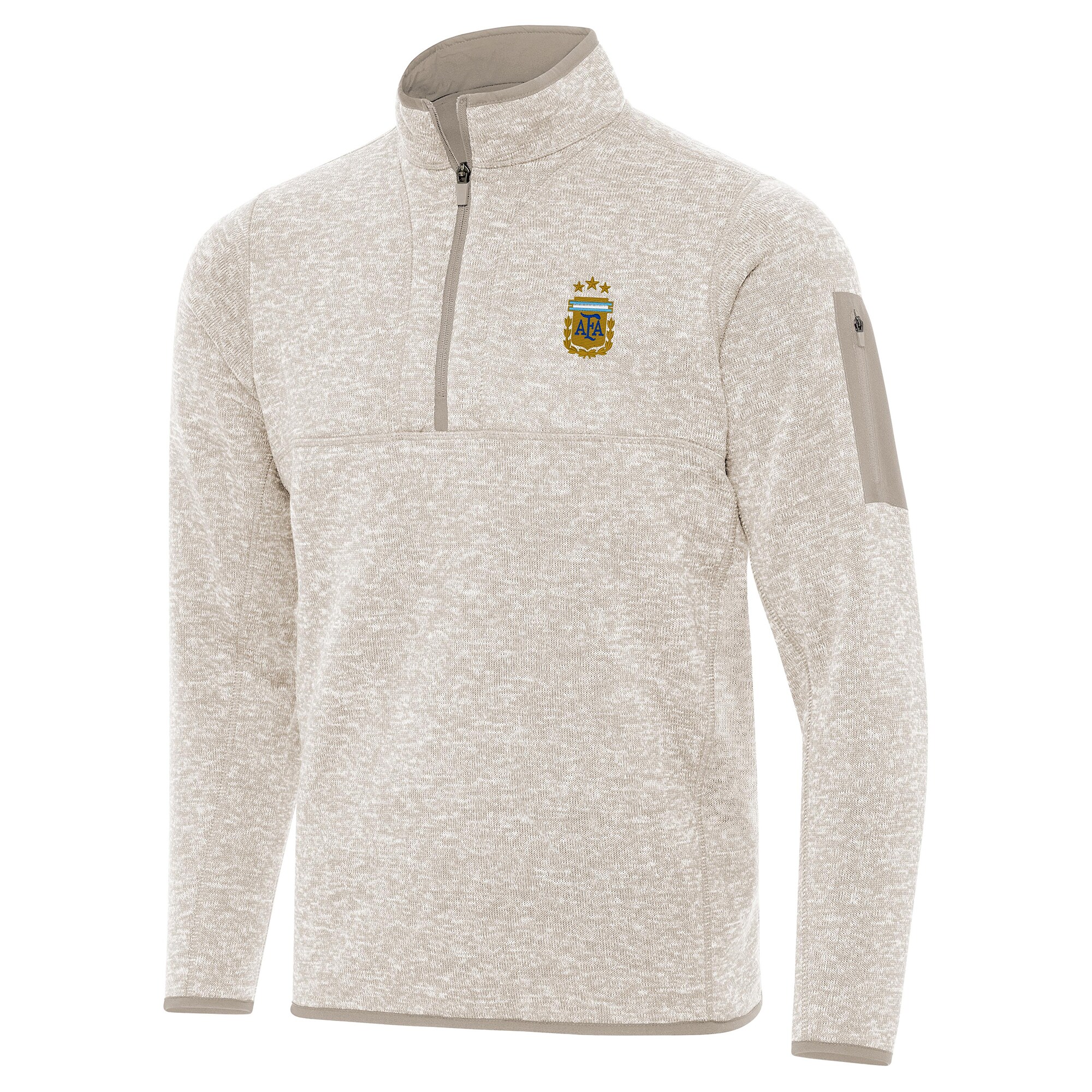 Explore argentina national team antigua fortune quarter-zip pullover jacket – cream – Canada World Cup T-Shirts and Jerseys