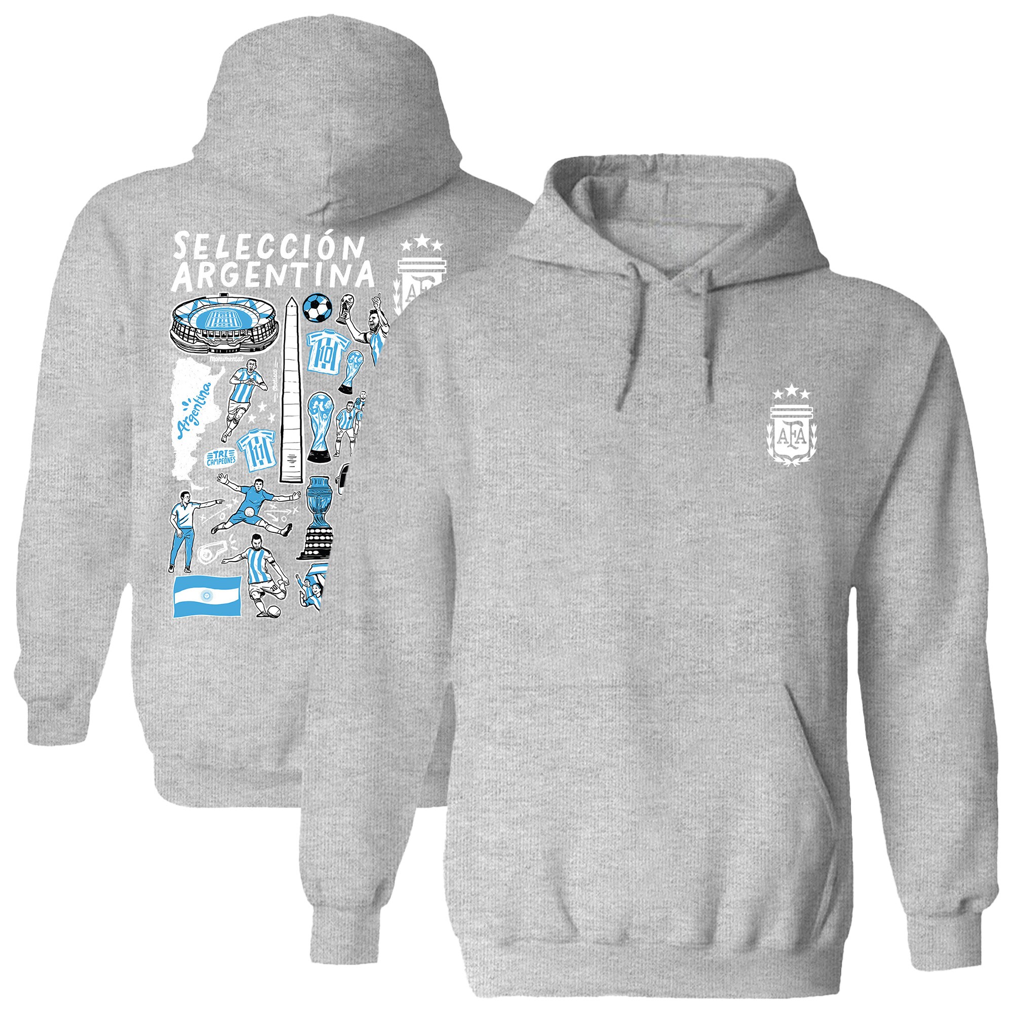 Explore argentina national team vive la fete women8217s impressions artwork pullover hoodie – gray – Canada World Cup T-Shirts and Jerseys
