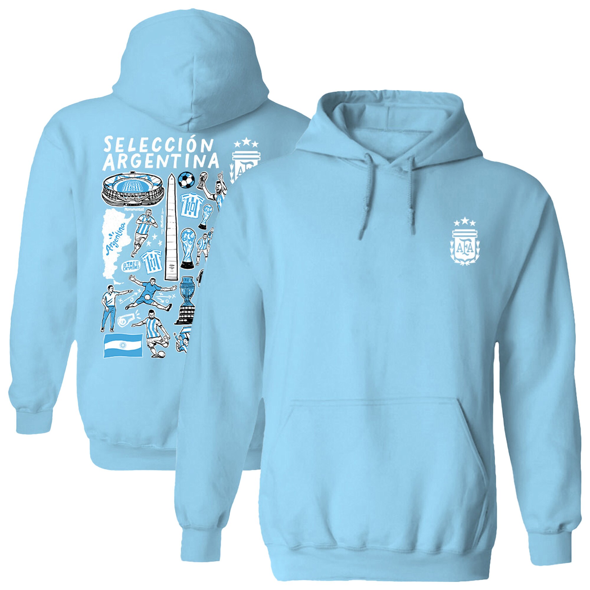 Explore argentina national team vive la fete women8217s impressions artwork pullover hoodie – light blue – Canada World Cup T-Shirts and Jerseys