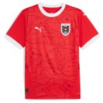 Explore austria national team puma 2024 home replica jersey – red – Canada World Cup T-Shirts and Jerseys