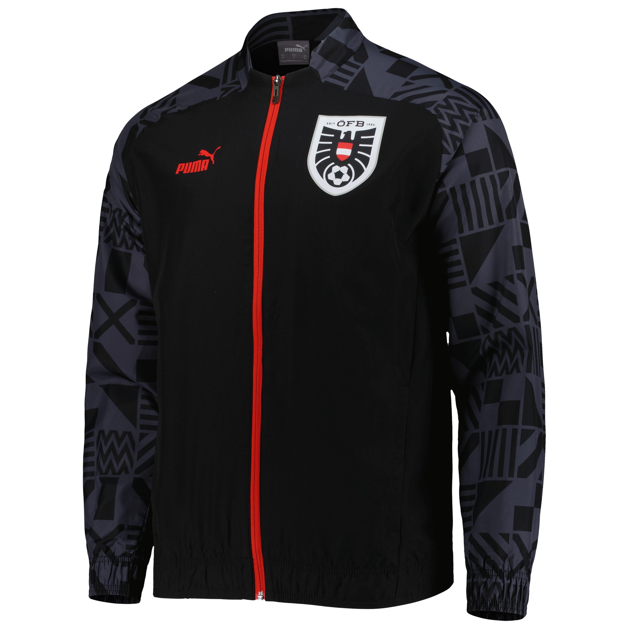 Explore austria national team puma pre-match raglan full-zip training jacket – black – Canada World Cup T-Shirts and Jerseys