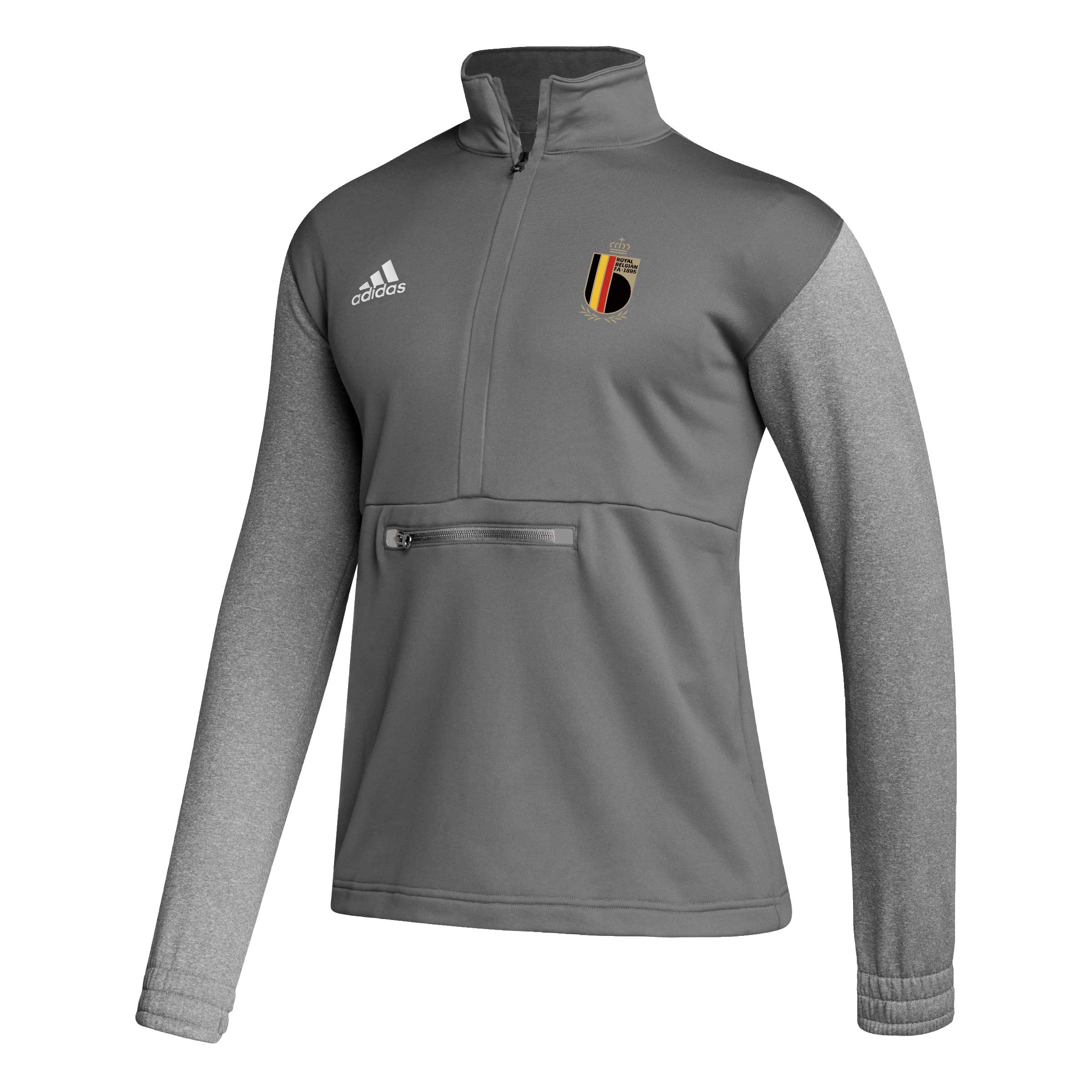 Explore belgium national team adidas crest long sleeve half-zip top – gray – Canada World Cup T-Shirts and Jerseys