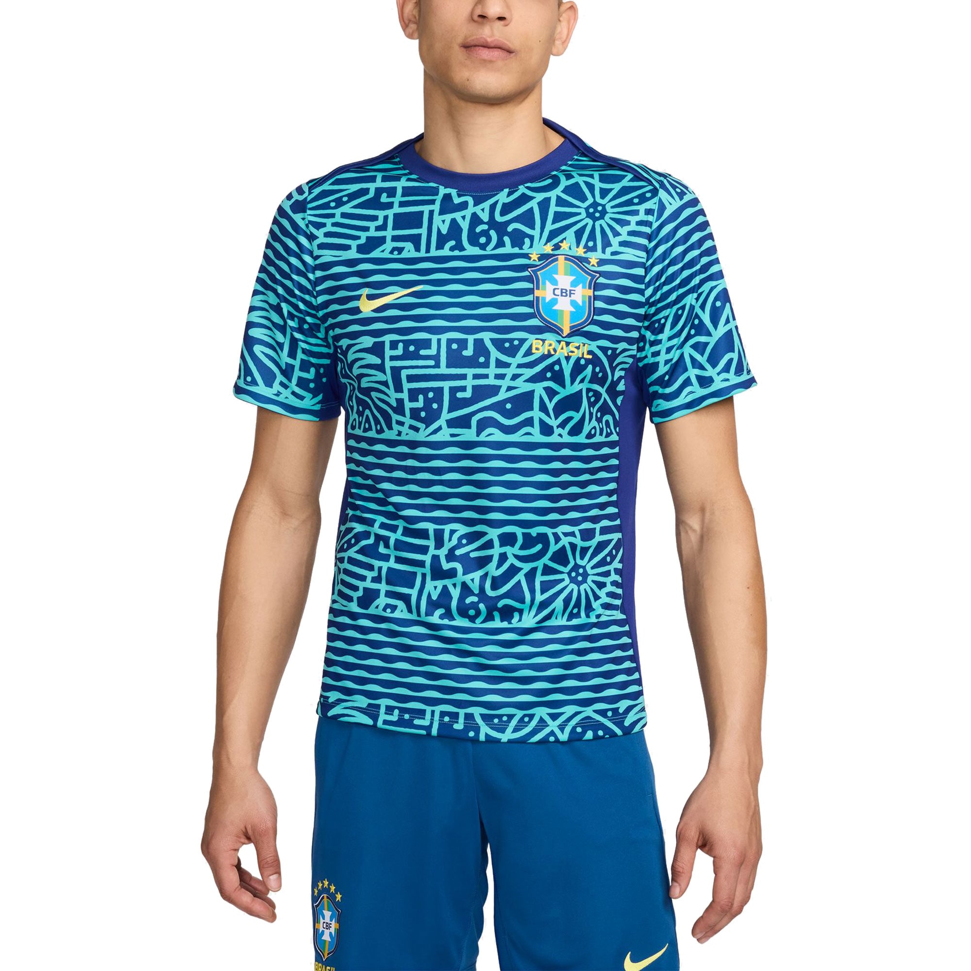 Explore brazil national team nike 2024 academy pro pre-match top – blue – Canada World Cup T-Shirts and Jerseys