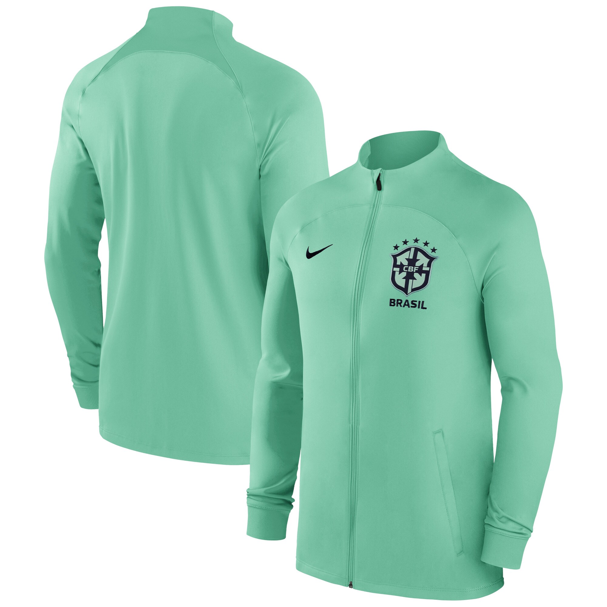 Explore brazil national team nike strike raglan full-zip performance track jacket – green – Canada World Cup T-Shirts and Jerseys