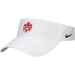 Explore canada soccer nike ace performance adjustable visor – white – Canada World Cup T-Shirts and Jerseys