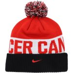 Explore canada soccer nike classic stripe cuffed knit hat with pom – blackred – Canada World Cup T-Shirts and Jerseys