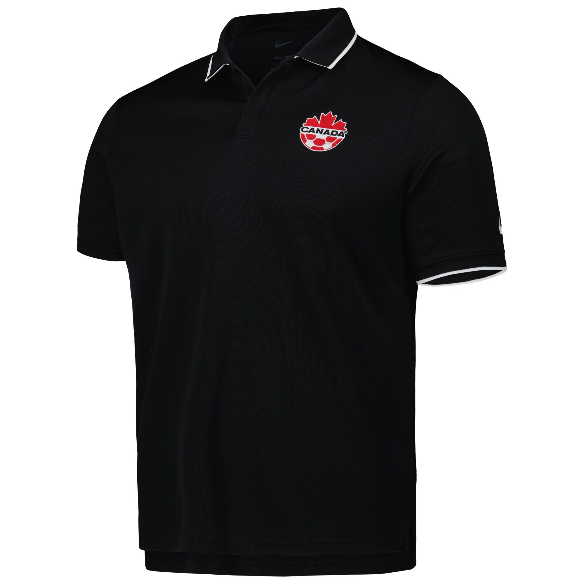 Explore canada soccer nike collegiate polo – black – Canada World Cup T-Shirts and Jerseys