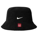 Explore canada soccer nike corduroy bucket hat – black – Canada World Cup T-Shirts and Jerseys