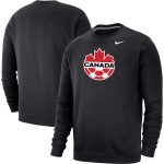 Explore canada soccer nike fleece pullover sweatshirt – black – Canada World Cup T-Shirts and Jerseys