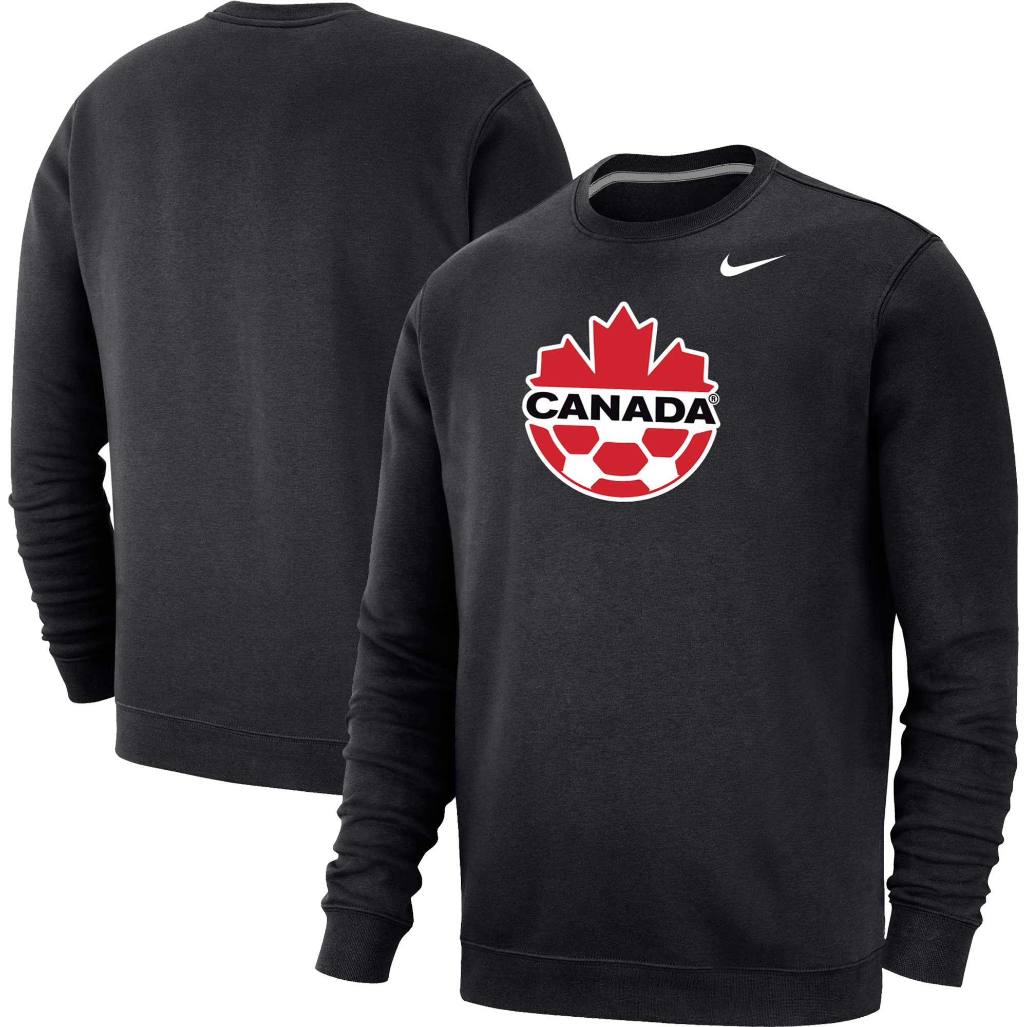 Explore canada soccer nike fleece pullover sweatshirt – black – Canada World Cup T-Shirts and Jerseys