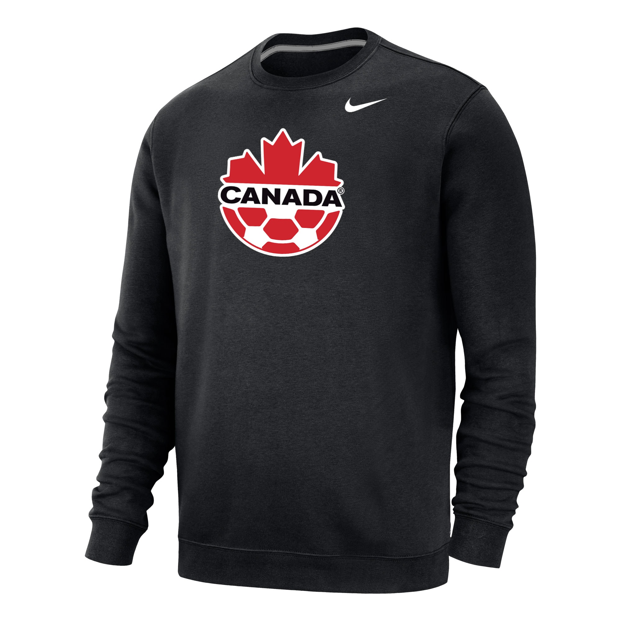 Explore canada soccer nike fleece pullover sweatshirt – black – Canada World Cup T-Shirts and Jerseys