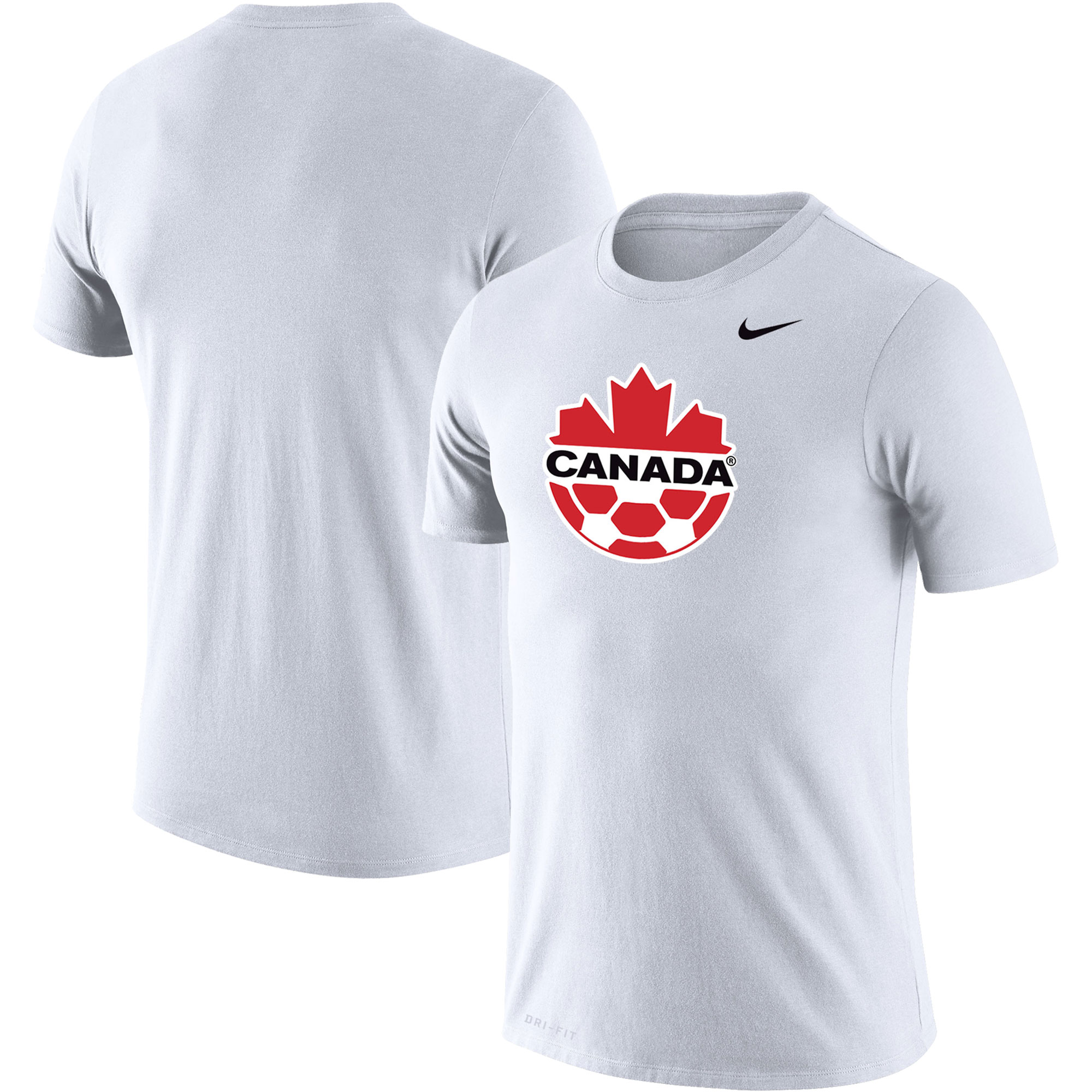 Explore canada soccer nike primary logo legend performance t-shirt – white – Canada World Cup T-Shirts and Jerseys