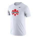 Explore canada soccer nike primary logo legend performance t-shirt – white – Canada World Cup T-Shirts and Jerseys