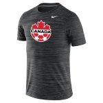 Explore canada soccer nike primary logo velocity legend performance t-shirt – black – Canada World Cup T-Shirts and Jerseys