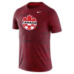 Explore canada soccer nike primary logo velocity legend performance t-shirt – red – Canada World Cup T-Shirts and Jerseys