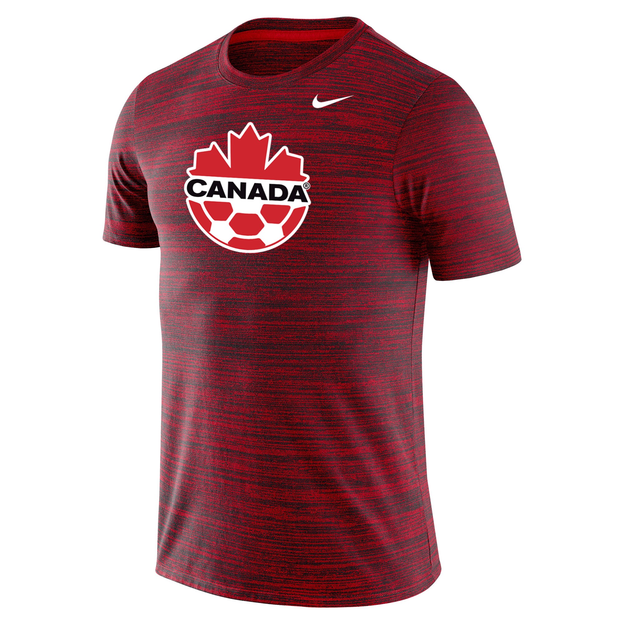 Explore canada soccer nike primary logo velocity legend performance t-shirt – red – Canada World Cup T-Shirts and Jerseys