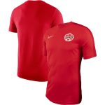 Explore canada soccer nike training top – red – Canada World Cup T-Shirts and Jerseys