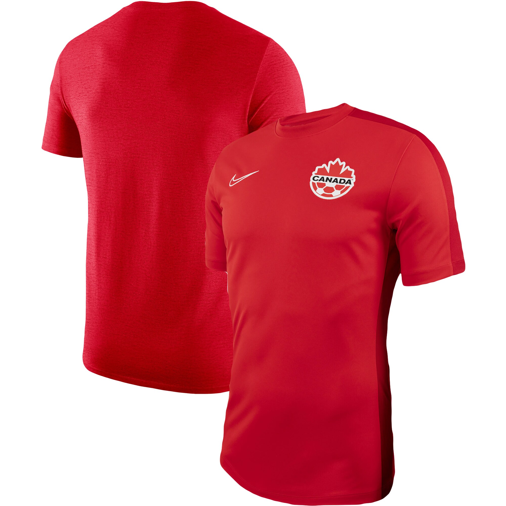 Explore canada soccer nike training top – red – Canada World Cup T-Shirts and Jerseys