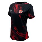 Explore canada women8217s national team nike women8217s 2023 pre-match training jersey – black – Canada World Cup T-Shirts and Jerseys