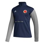 Explore colombia national team adidas crest long sleeve half-zip top – navy – Canada World Cup T-Shirts and Jerseys