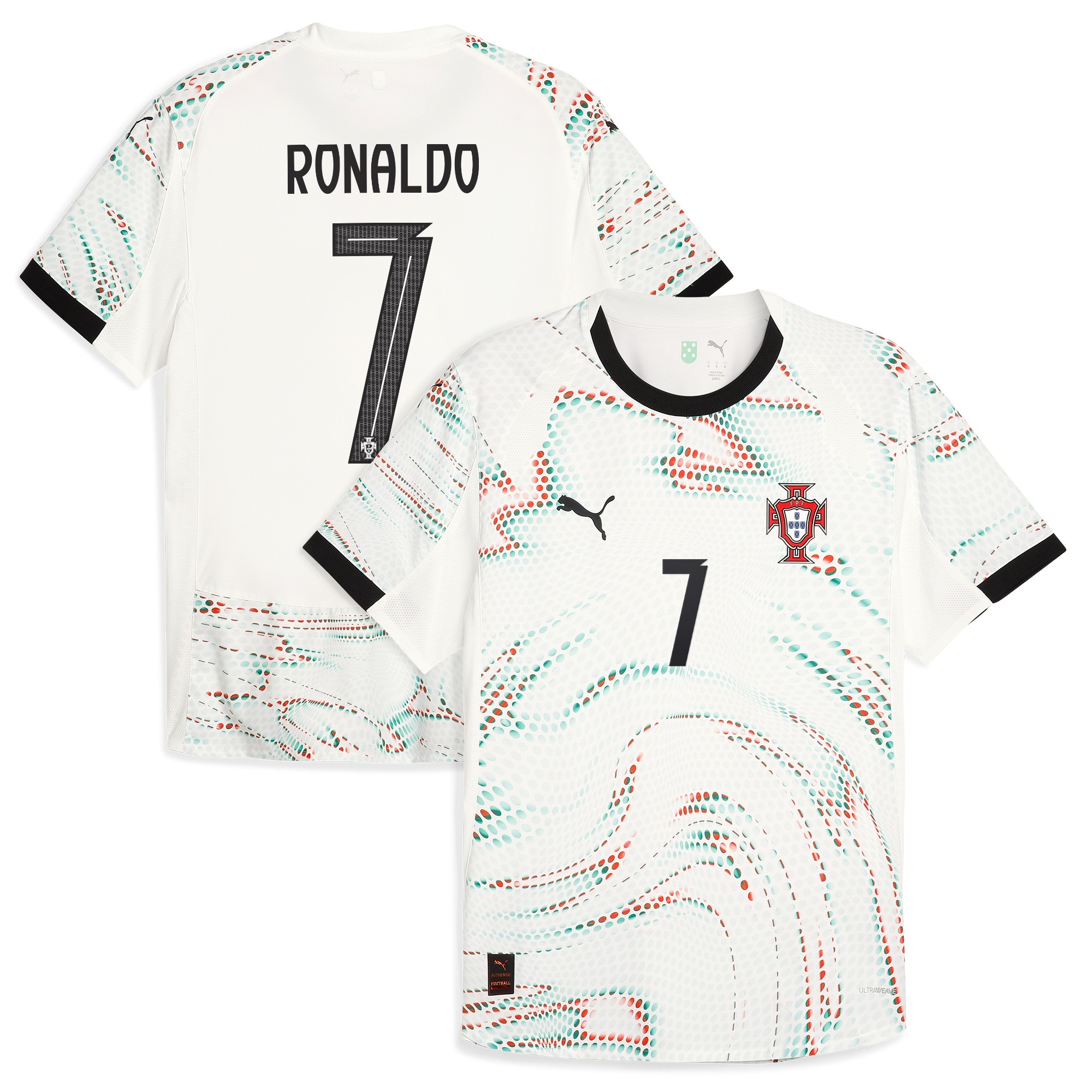 Explore cristiano ronaldo portugal national team puma 2025 away authentic jersey – white – Canada World Cup T-Shirts and Jerseys