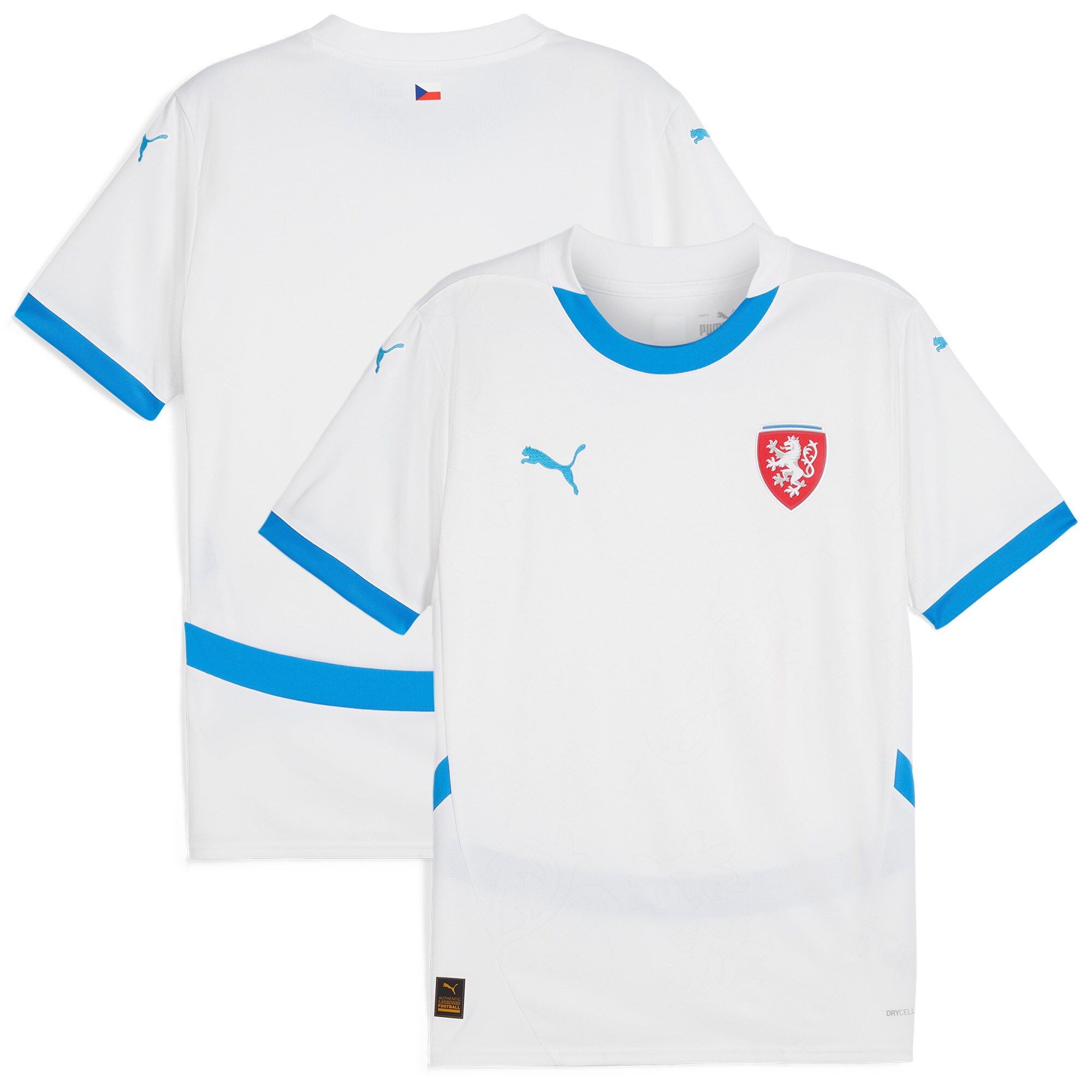 Explore czech republic national team puma 2024 away replica jersey – white – Canada World Cup T-Shirts and Jerseys