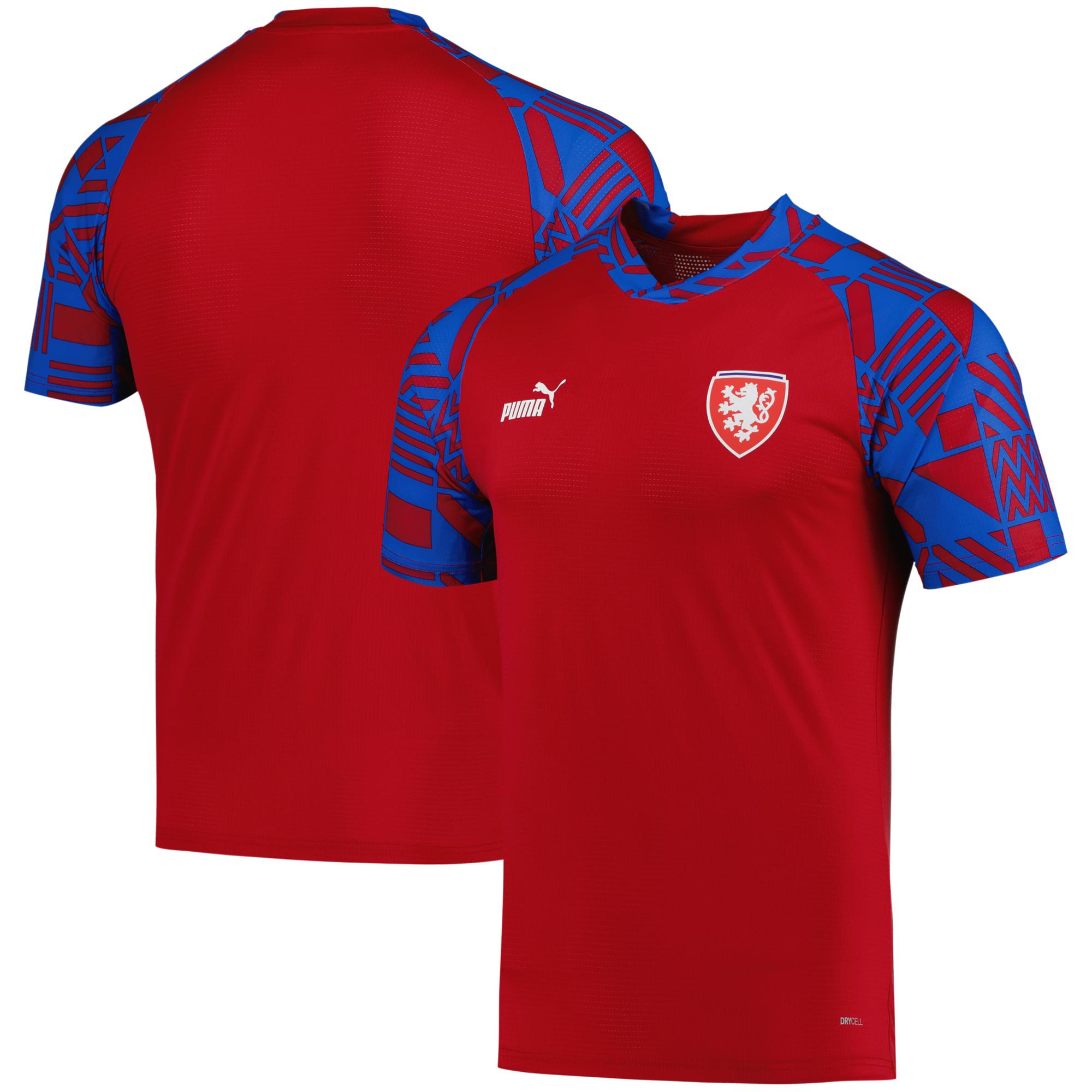 Explore czech republic national team puma pre-match v-neck top – red – Canada World Cup T-Shirts and Jerseys
