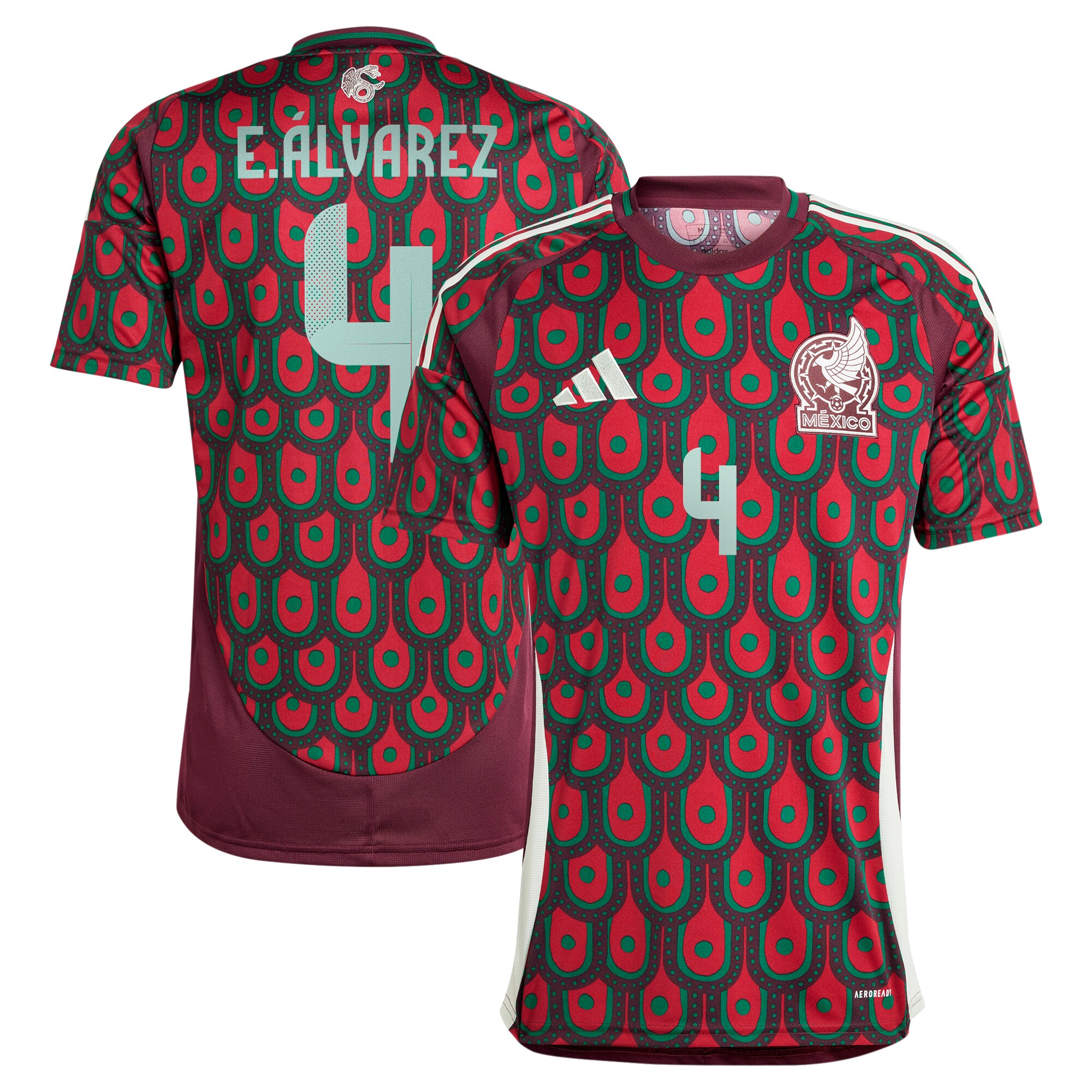 Explore edson alvarez mexico national team adidas 2024 home replica player jersey – burgundy – Canada World Cup T-Shirts and Jerseys