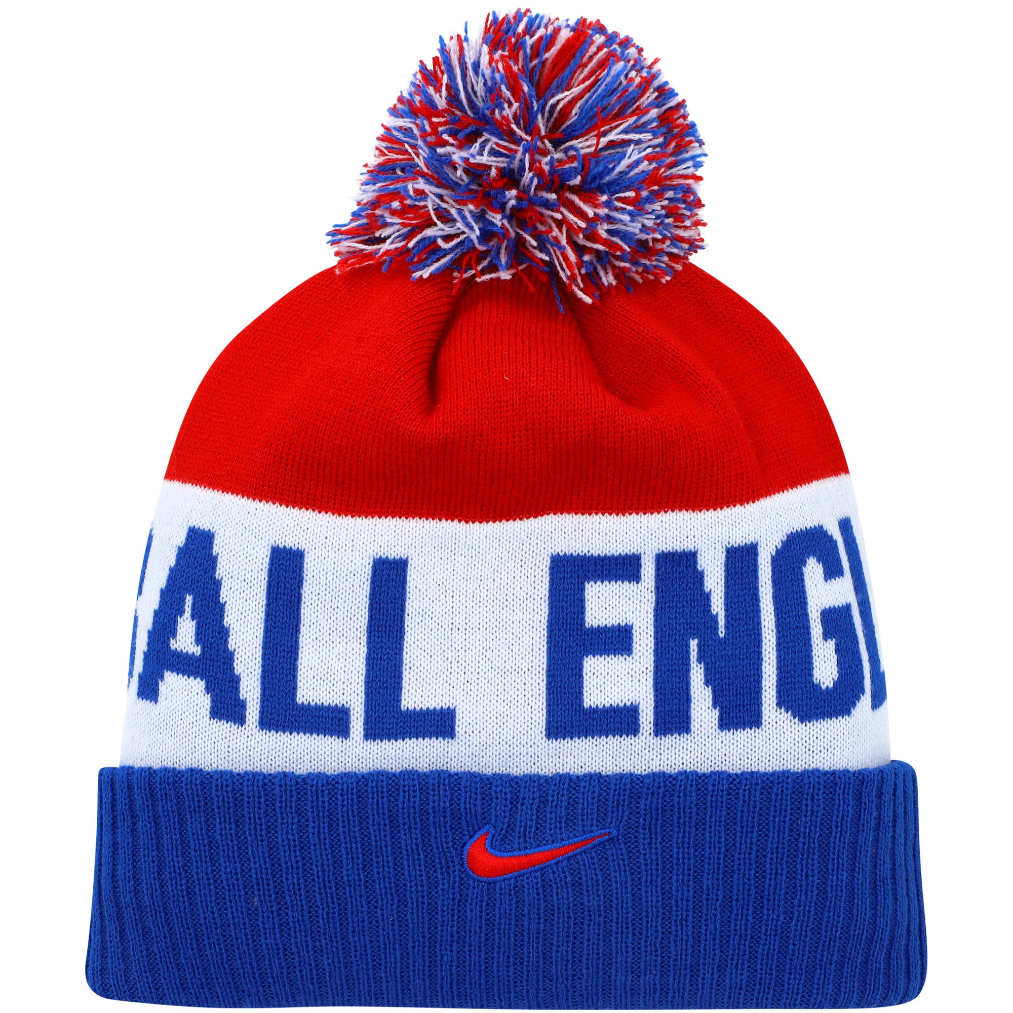 Explore england national team nike classic stripe cuffed knit hat with pom – bluered – Canada World Cup T-Shirts and Jerseys