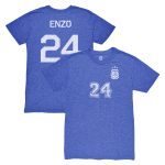 Explore enzo fernández argentina national team 1863fc player vintage tri-blend t-shirt – blue – Canada World Cup T-Shirts and Jerseys