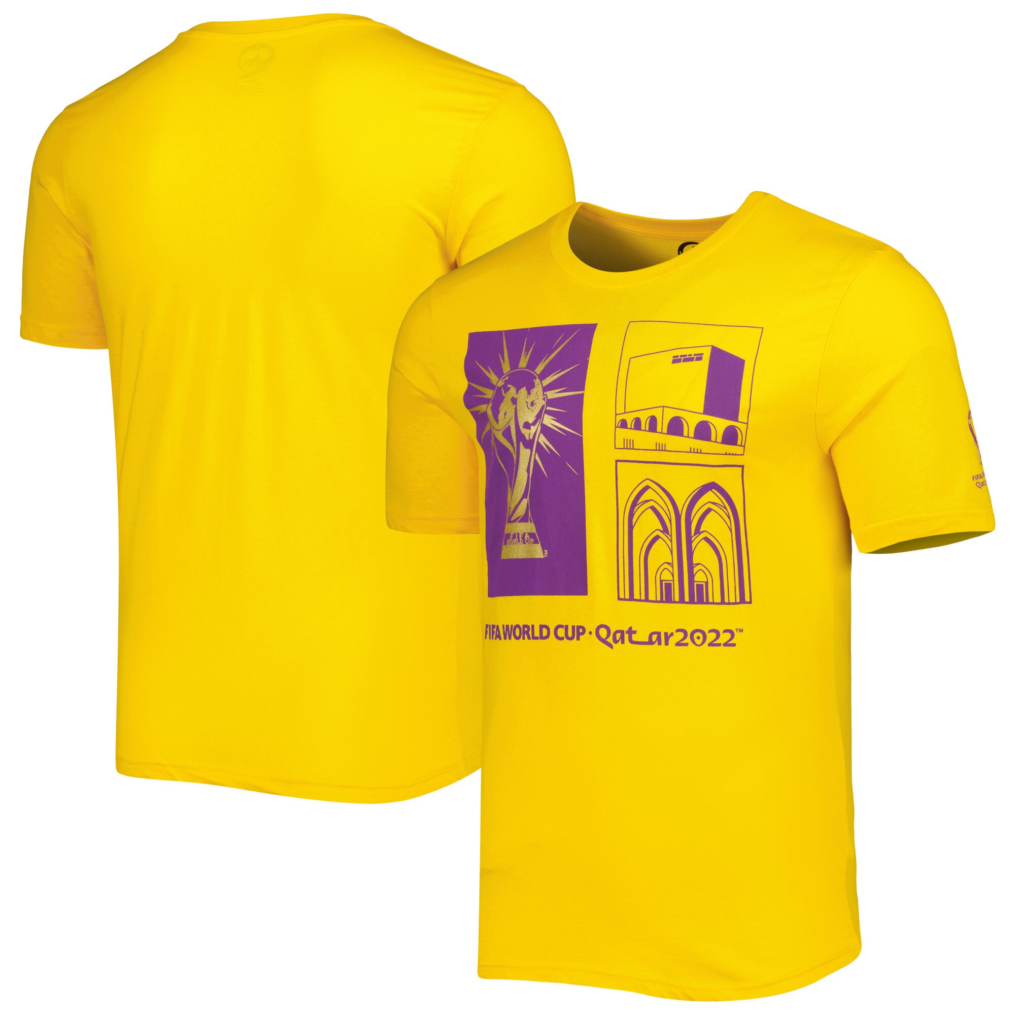 Explore fifa world cup qatar 2022 around the world t-shirt – yellow – Canada World Cup T-Shirts and Jerseys