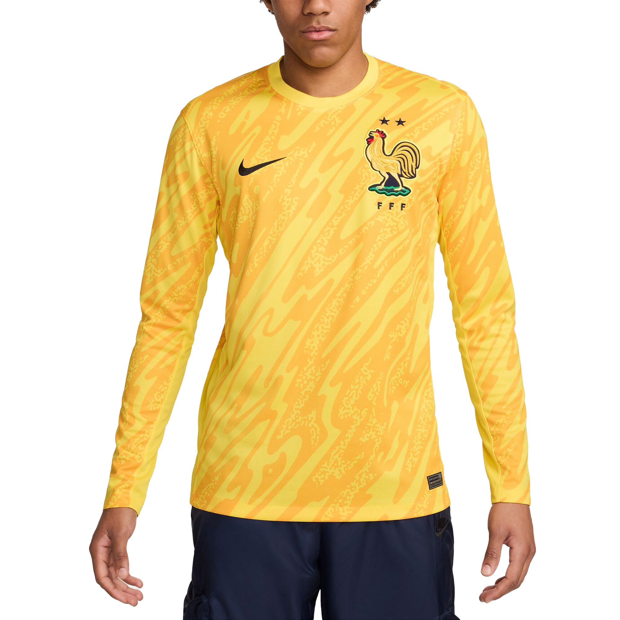 Explore france national team nike 2024 goalkeeper replica stadium long sleeve jersey – yellow – Canada World Cup T-Shirts and Jerseys