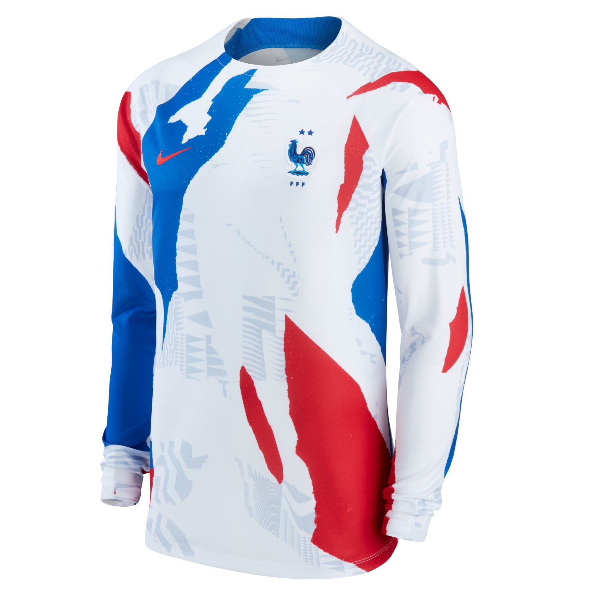 Explore france national team nike pre-match long sleeve top – white – Canada World Cup T-Shirts and Jerseys