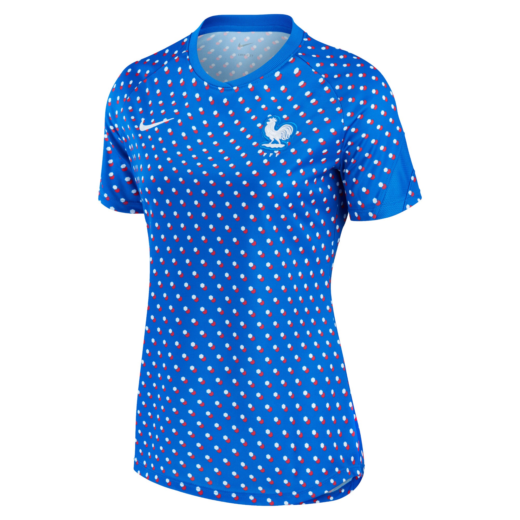 Explore france women8217s national team nike women8217s 202223 away pre-match performance top – blue – Canada World Cup T-Shirts and Jerseys