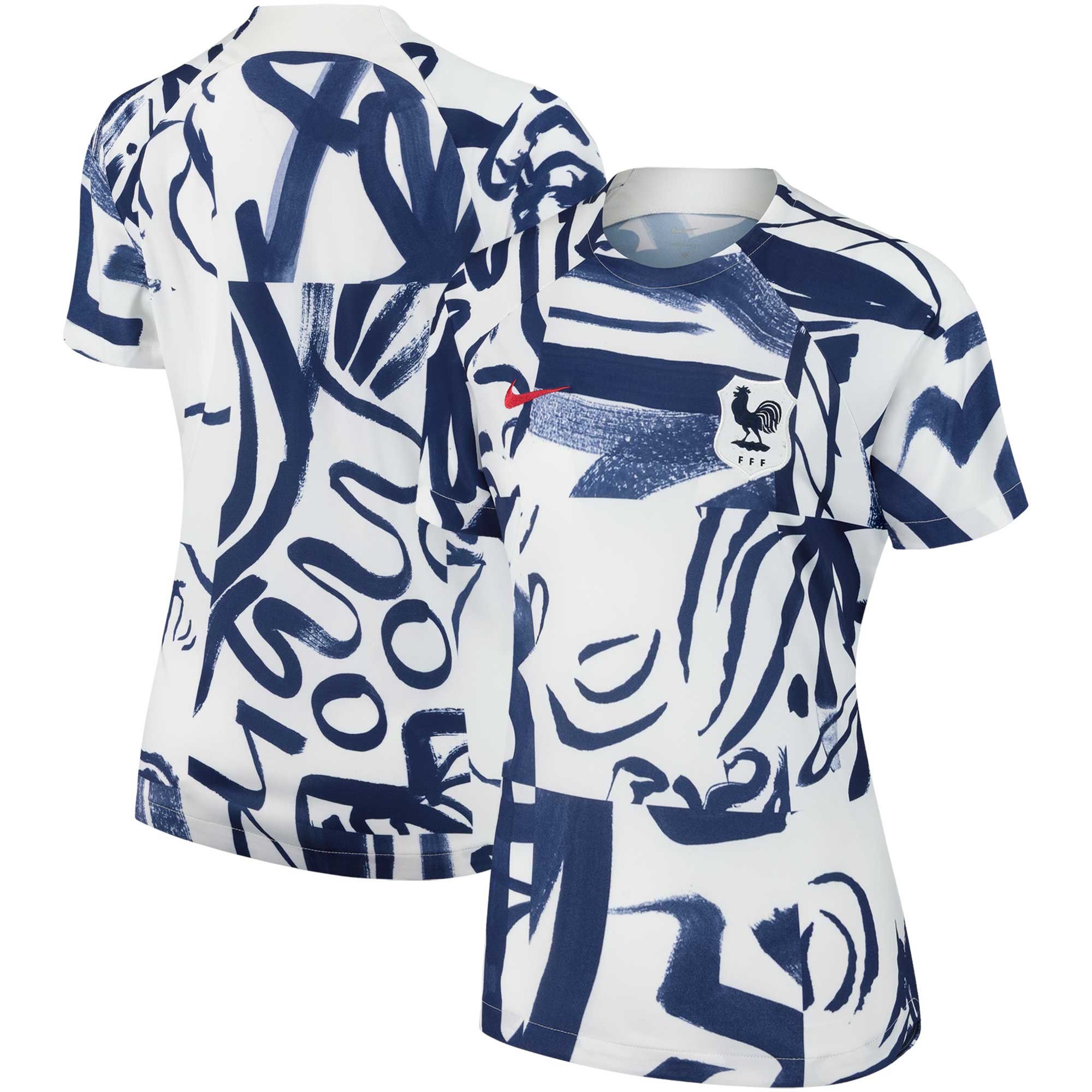 Explore france women8217s national team nike women8217s 2023 pre-match top – white – Canada World Cup T-Shirts and Jerseys