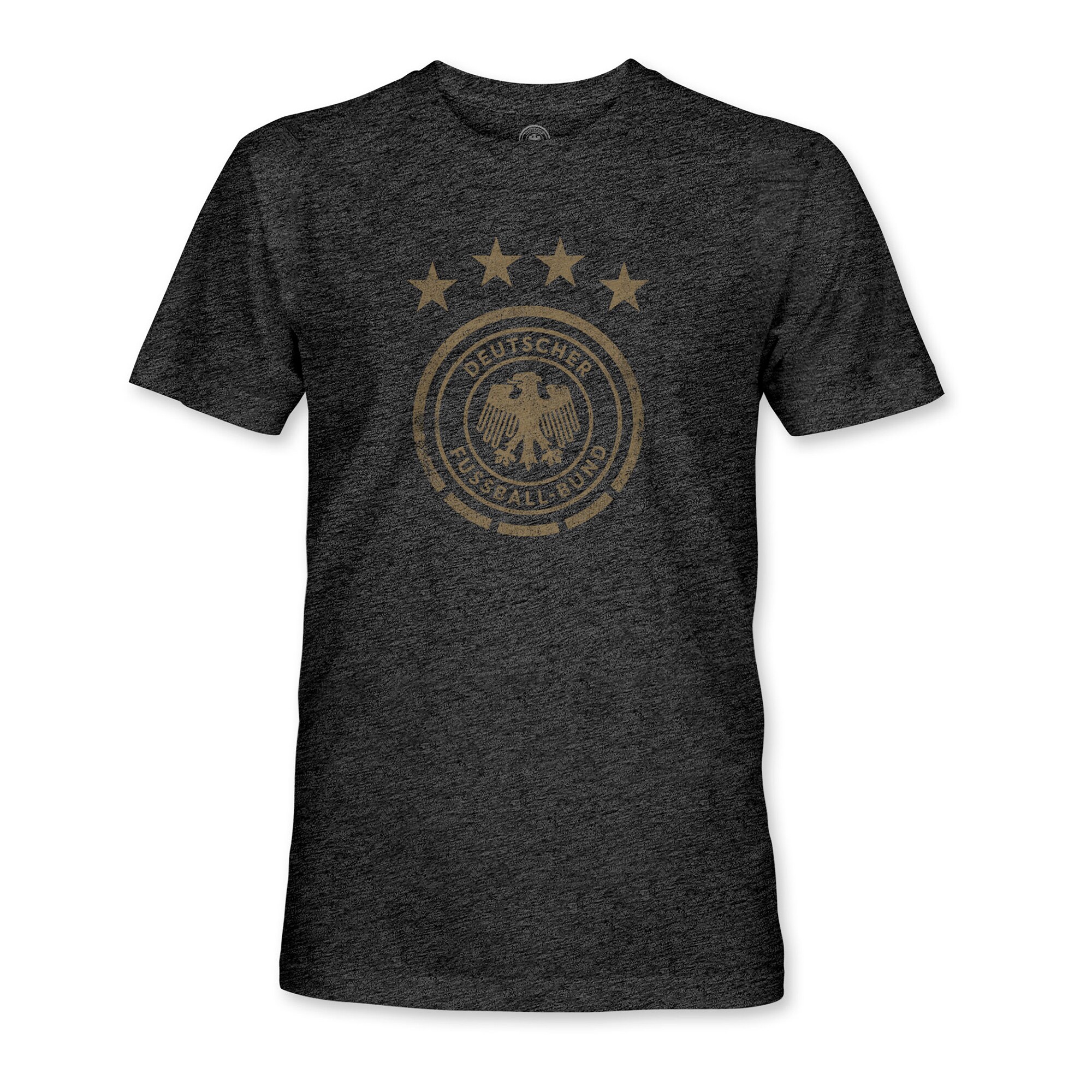 Explore germany national team 1863fc mono badge vintage tri-blend t-shirt – heather black – Canada World Cup T-Shirts and Jerseys
