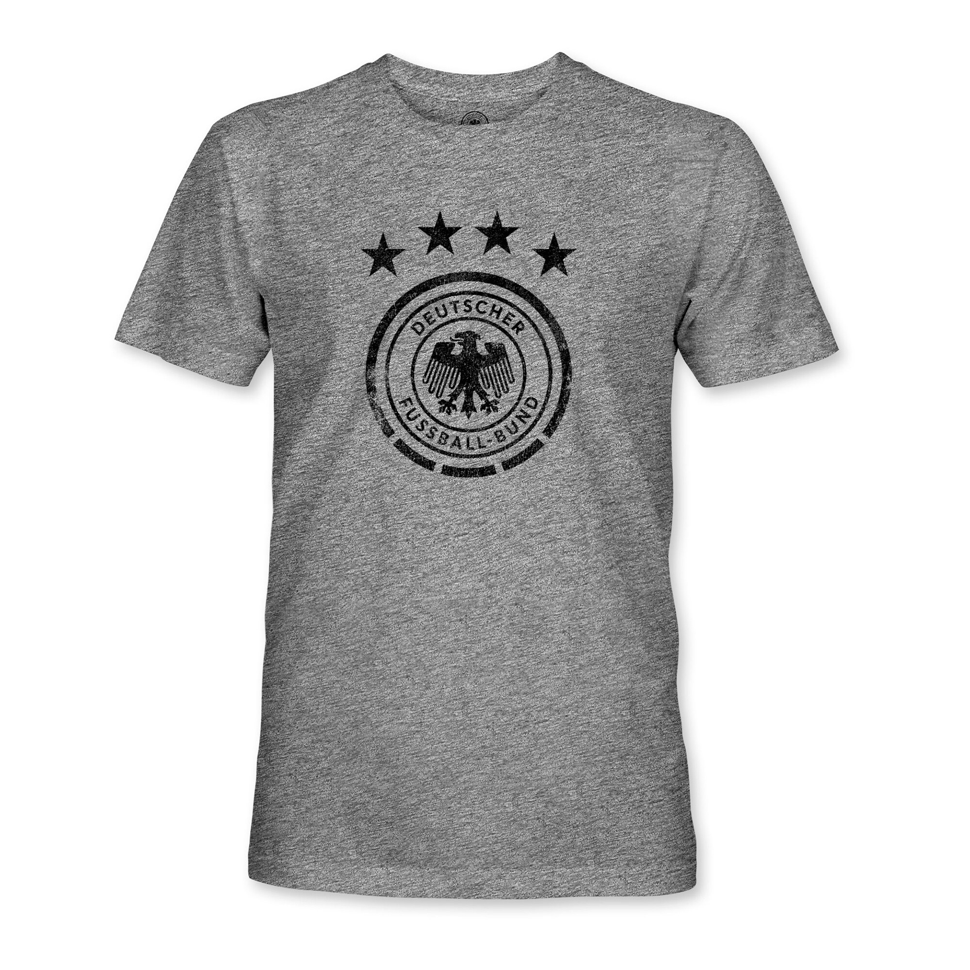 Explore germany national team 1863fc mono badge vintage tri-blend t-shirt – heather gray – Canada World Cup T-Shirts and Jerseys