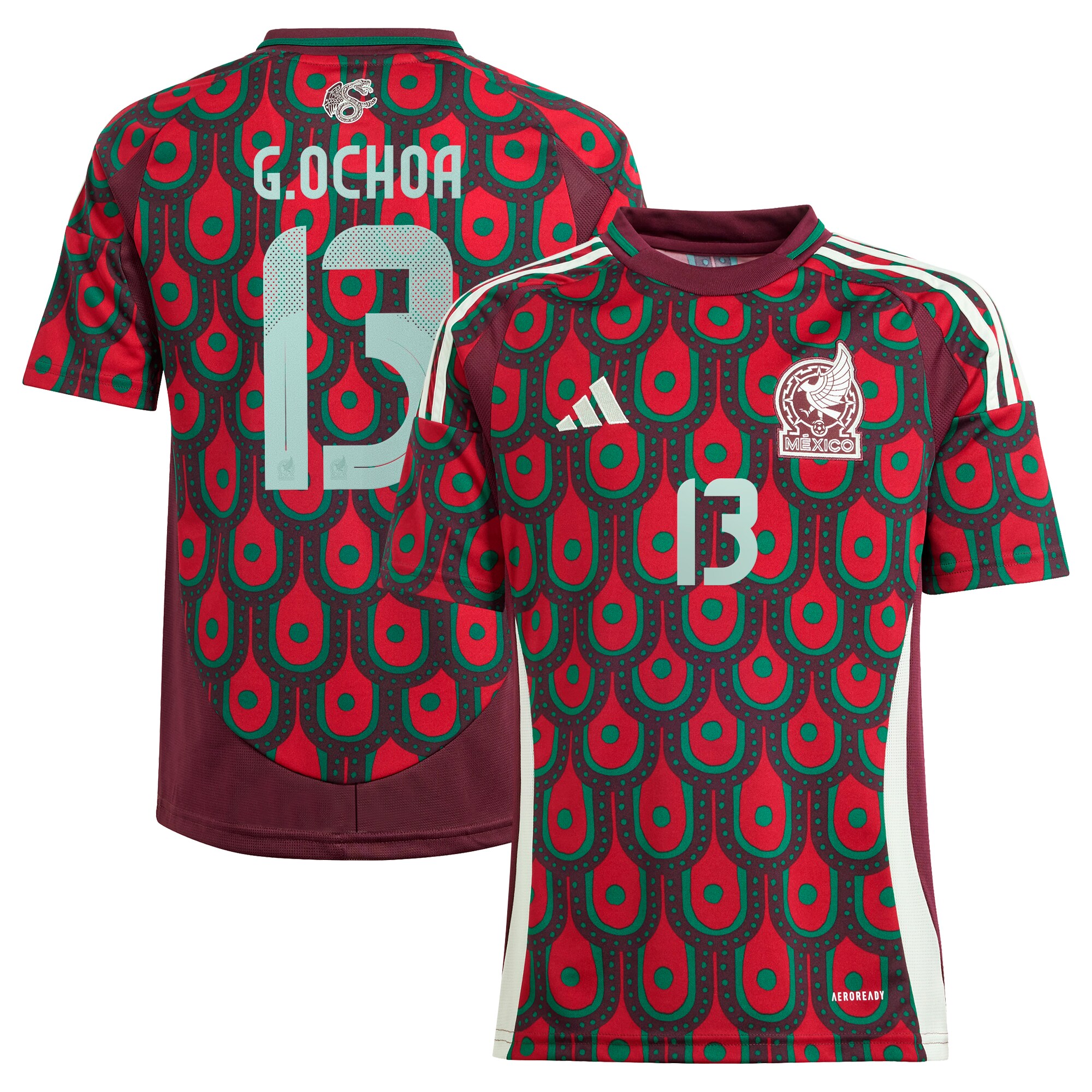 Explore guillermo ochoa mexico national team adidas youth 2024 home replica player jersey – burgundy – Canada World Cup T-Shirts and Jerseys