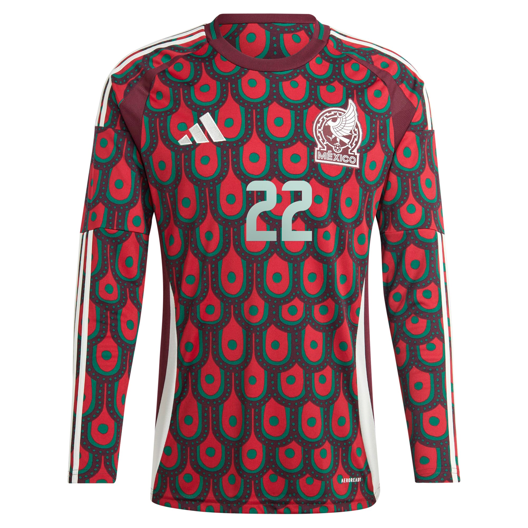 Explore hirving lozano mexico national team adidas 2024 home replica player long sleeve jersey – burgundy – Canada World Cup T-Shirts and Jerseys