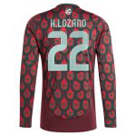 Explore hirving lozano mexico national team adidas 2024 home replica player long sleeve jersey – burgundy – Canada World Cup T-Shirts and Jerseys